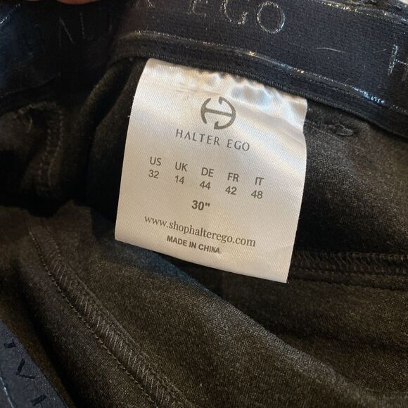 Halter Ego Full Seat Breeches Riding Pants Womens Size 32 Gray Equestrian - Picture 2 of 13